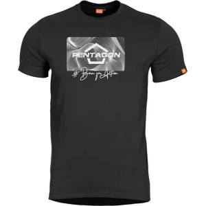 Pentagon Contour tričko, ЧЕРНА (K09012-CO-01)