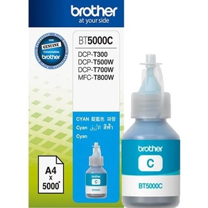 Brother bt-5000 (dcp-t300, dcp-t500w) (5k) ЦИАНОВО ОРИГИНАЛНО МАСТИЛО (bt5000c)