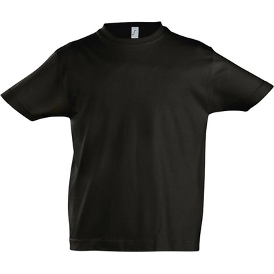 Sols dětské triko s krátkým rukávem IMPERIAL kids 11770309 Deep black