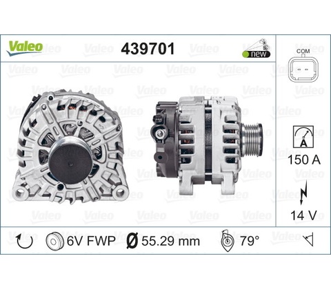 Alternátor VALEO 439701