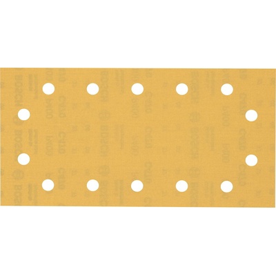 Bosch Brúsny papier EXPERT C470 so 14 otvormi pre orbitálne brúsky 115 x 230 mm, zrnitosť 400, 50 ks 2608900950