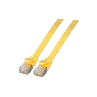 EFB-Elektronik RJ45 Flachpatchkabel U/FTP, Cat. 6A, PVC, 0, 5m, gelb (K5545GE. 0, 5) (K5545GE.0,5)