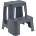 HORECANO KIDS-Табуретка-стълба 42, 7x44, 2x44, 2cm АНТРАЦИТ (6115-A) (014869)