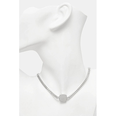 Tom Wood Сребърно колие Tom Wood Umi Necklace (101450)