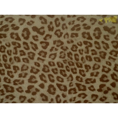 lahvově zelená koženka 3225 vzor leopard