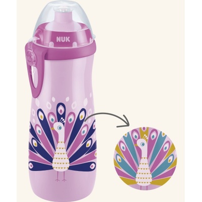 Nuk FC Láhev Sports Cup Chameleon růžová 450 ml – Sleviste.cz