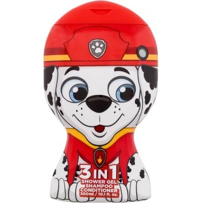 Nickelodeon Paw Patrol Marshall 3in1 Shower Gel, Shampoo & Conditioner душ гел, шампоан и балсам с аромат на пъпеш 300 ml