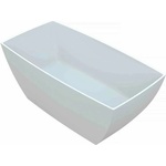 Vayer Gemini бяла композитна свободностояща вана 147x74 см (146.073.044.1-7.0.3.0.0)