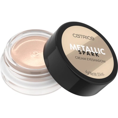 Catrice Metallic Spark krémové očné tiene pre trblietavý lesk 010 Champagne Chic 4 g