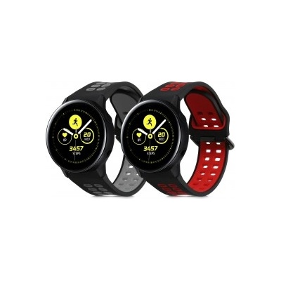 kwmobile 2x Гривна за Samsung Galaxy watch 5 / Watch 5 Pro - черен