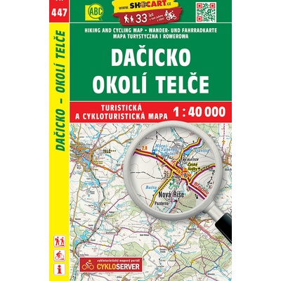 Turistická mapa Dačicko okolí Telče
