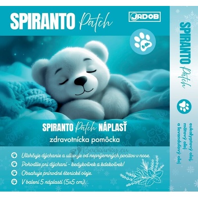 Jadob SPIRANTO Patch náplast 5 x 5 cm 5 ks