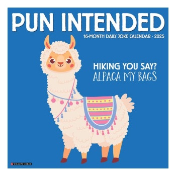 Willow Creek Press Calendars Pun Intended 2026 12 X 12 Wall Calendar | Willow Creek Press