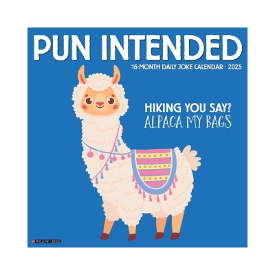 Willow Creek Press Calendars Pun Intended 2026 12 X 12 Wall Calendar | Willow Creek Press