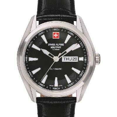 Swiss Alpine Military 7090.2537 Automatic Mens Watch 43mm 10ATM + 30 dní na vrácení zboží, Garance originality, Výměna baterie zdarma do 6 měsíců a Záruční i pozáruční servis.