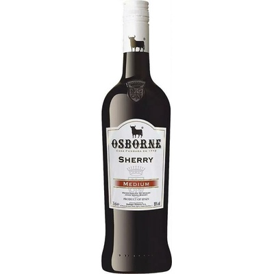 Osborne Sherry Medium 15% 0,75 l (holá láhev)