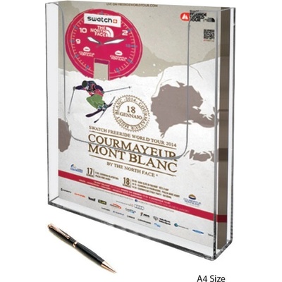 2x3 Prezentační odkladač na zeď A4 - 210 x 297 mm – Zboží Živě