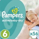 Pleny Pampers Active Baby 6 56 ks