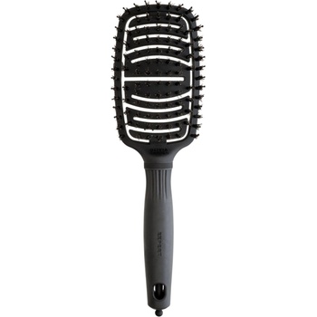 Olivia Garden Expert Care Flex Brush Boar & Nylon Bristles Black