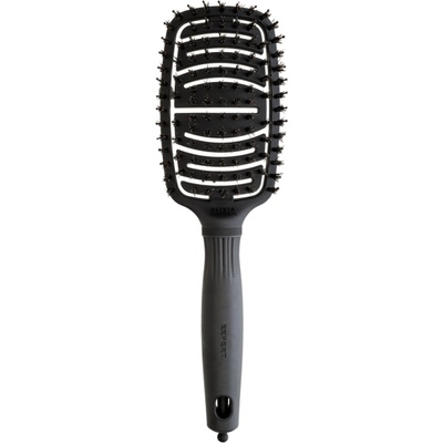 Olivia Garden Expert Care Flex Brush Boar & Nylon Bristles Black