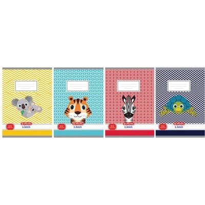 Herlitz Zošit 512 A5 linajkový Cute Animals