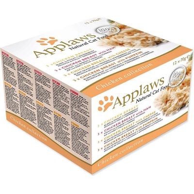 Applaws Cat Multipack Kuracie výber 12 x 70 g