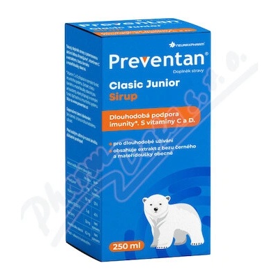 Preventan Clasic Junior sirup 250 ml
