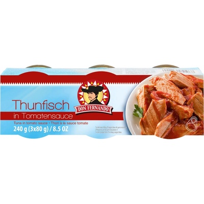 Don Fernando Tuňák v rajčatové omáčce 3x80 g