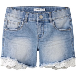Name it Детски дънки Name it Kid's Salli Slim Denim Shorts Jeans - Medium Blue Denim - размер 92 (EU) (701-4706-0111)
