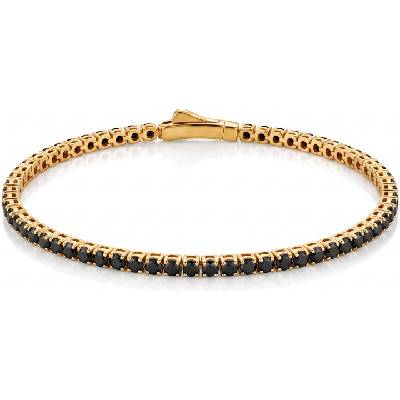 Savicki náramok biele zlato, zirkóny, 2,1 mm - B-B-B0424-00320-585-Z
