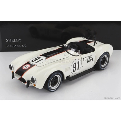 Kyosho Shelby Cobra 427 S/C Essex Wire Bridgehampton 1965 Nr.91 1:18