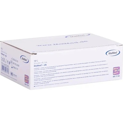 BATIST MEDICAL Pevná fixační náplast z umělého hedvábí Silk 1,25 cm x 9,1 m