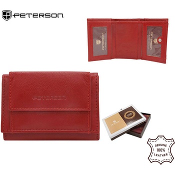 Peterson peňaženka kožená dámska RD AL5617 GCL 4512 RED