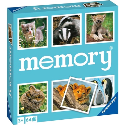 Ravensburger Настолна игра Memory: Animal Babies - Детска (20879)