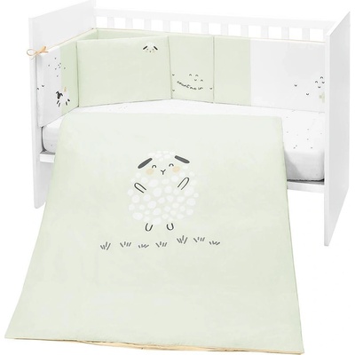 KikkaBoo Бебешки спален комплект 6 части 60/120 Sleepy Sheep (41101060136)