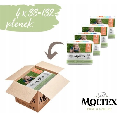 Moltex Pure & Nature 3 132 ks