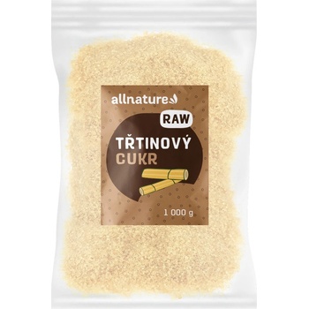 Allnature Třtinový cukr RAW nerafinovaný 1000 g