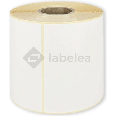 Labelea Samolepiace TERMO etikety 100x150 mm biele papierové, 500 etikiet na rolke, Farba etikiet Biela, Vnútorný priemer dutinky 40 mm ETM100150W