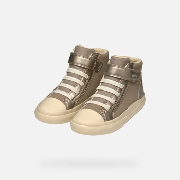 GEOX Бежови момичешки маратонки Geox Gisli Girl Geox | Bezhov | Момичешки | 32