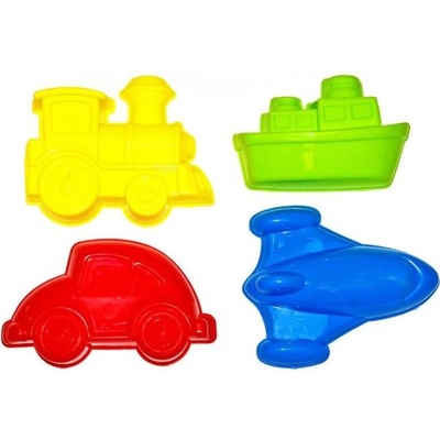 Wiky Комплект за пясък 12 см, 4 бр