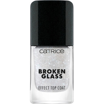 Catrice Broken Glass Effect Top Coat vrchní lak na nehty se třpytkami 050 Sparkling Reflection 10.5 ml