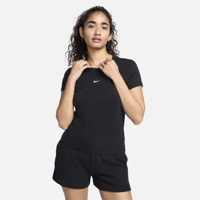 Nike Дамска тениска Nike Sportswear Chill Knit T-Shirt Womens - Black