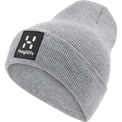 Haglöfs Aze beanie teplá zimní čepice Stone Grey Melange