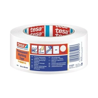 Tesa Označovacia PVC páska 50 x 0,18 mm x 33 m biela