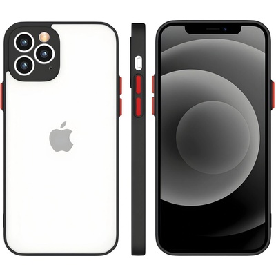 Apple Силиконов гъвкав калъф Milky Case за Apple iPhone 12 Pro Max - Черен KP11774