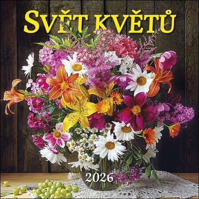 Svet kvetov nástenný 33 x 33 cm 2026