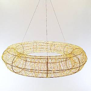 Eurolamp sa СВЕТЕЩА ДЕКОРАЦИЯ ВЕНЕЦ, 12480 ww led, С ТРАНСФОРМАТОР/МЕД КАБЕЛ/90СМ 9854