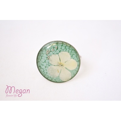 Meganflo Пръстен "Върбинка в тюркоаз