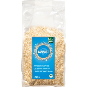 Davert Био амарант пуканки - 125 г