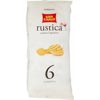 San carlo vrúbkované chipsy 6 x 25 g
